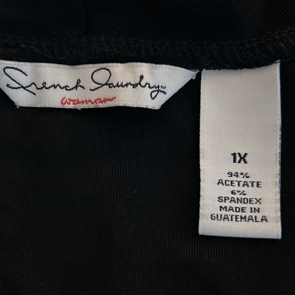 French Laundry brand women’s Black Tank top size 1X. 6 % Spandex, 94 % A…​​​​​ - Picture 13 of 14
